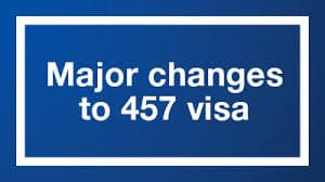 Major changes to 457 visa holders EasiVisa title graphic